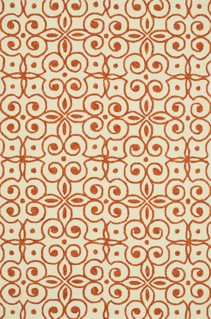 Loloi Ventura HVT07 Ivory / Spice Area Rug main image