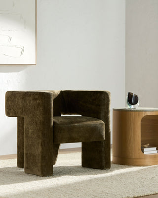 Surya Veera VERA-001 Dark Green Furniture Style Shot