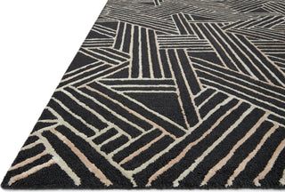 Loloi Verve VER-01 Charcoal / Neutral Area Rug Corner Image