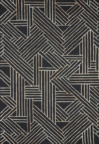 Loloi Verve VER-01 Charcoal / Neutral Area Rug Main Image