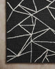 Loloi Verve VER-03 Black / Ivory Area Rug Corner Image