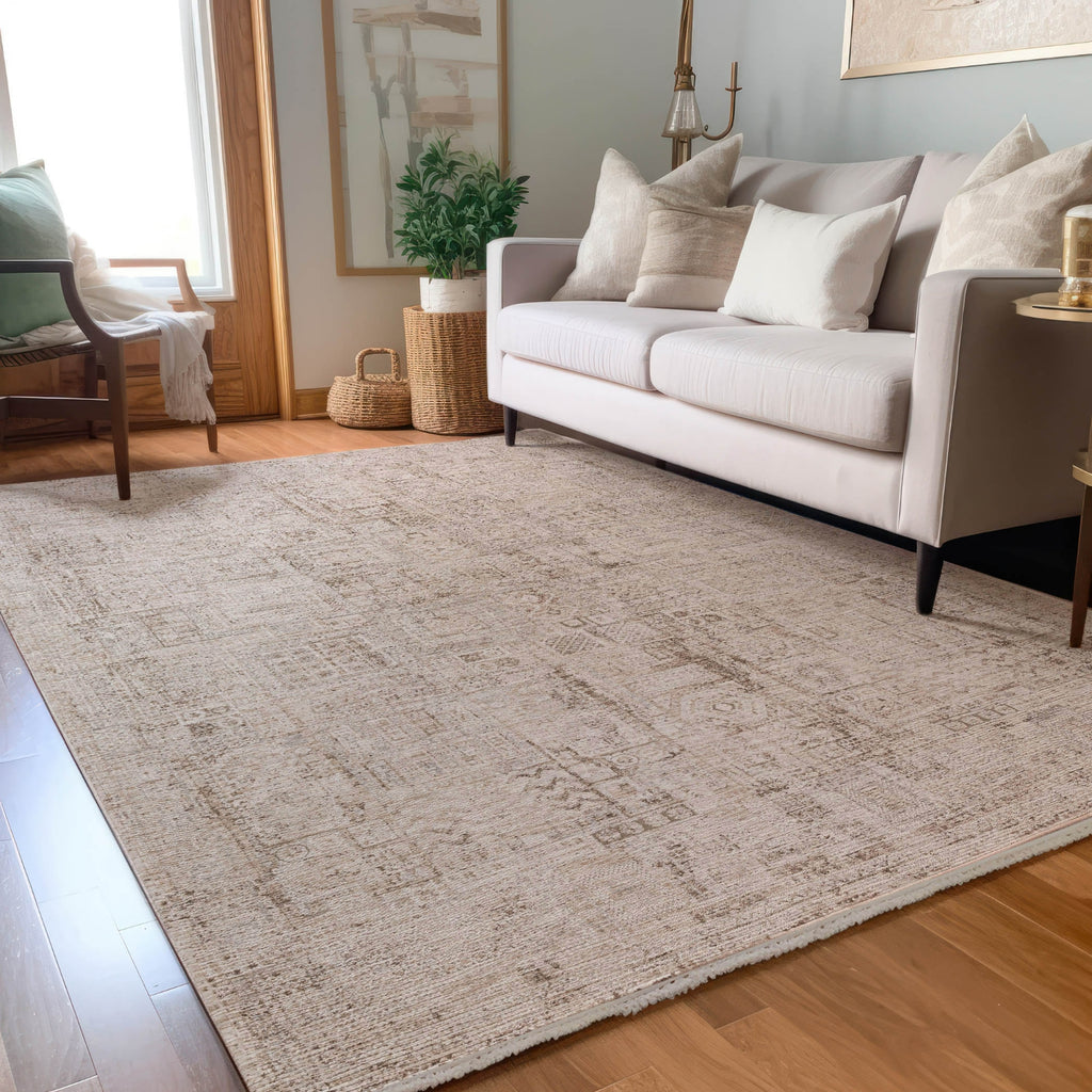 Dalyn Vienna VI2 Ivory Area Rug Lifestyle Image Feature