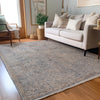 Dalyn Vienna VI5 Denim Area Rug Lifestyle Image Feature