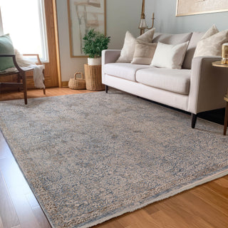 Dalyn Vienna VI5 Denim Area Rug Lifestyle Image Feature