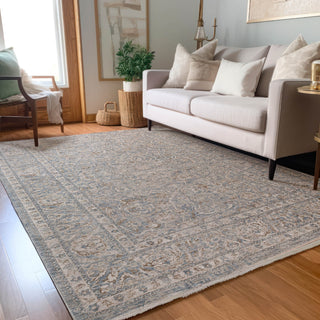 Dalyn Vienna VI8 Denim Area Rug Lifestyle Image Feature