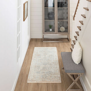 Karastan Solitude Via Salaria Cream Beige Area Rug 