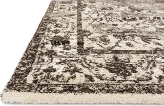 Loloi Viera VR-01 Mocha / Ivory Area Rug Round Image