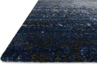 Loloi Viera VR-07 Grey / Navy Area Rug Corner Shot