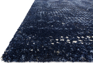 Loloi Viera VR-08 Dark Blue/Light Blue Area Rug Corner Shot Feature