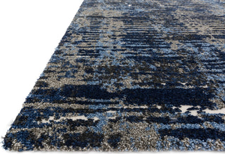 Loloi Viera VR-09 Dark Blue/Grey Area Rug Round Image