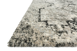 Loloi Viera VR-10 Grey/Black Area Rug Corner Image