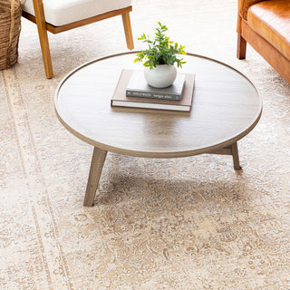 Karastan Tryst Vinci Cream Area Rug Corner Image