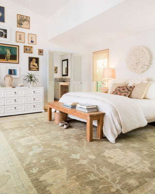 Loloi Vincent VC-02 Moss Gray/Stone Area Rug Lifestyle Image Feature