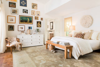 Loloi Vincent VC-02 Moss Gray/Stone Area Rug Lifestyle Image Feature