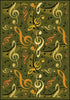 Joy Carpets Kid Essentials Virtuoso Green Area Rug