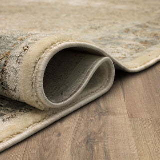 Karastan Divina Virtuous Grey Area Rug Detail Image
