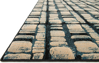 Loloi Vista VT-06 Blue / Beige Area Rug Corner Shot