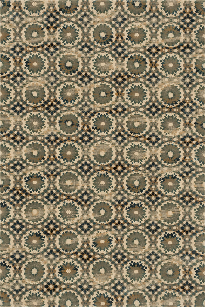 Loloi Vista VT-07 Ivory / Blue Area Rug main image