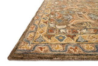 Loloi Victoria VK-01 Walnut/Multi Area Rug Corner Image