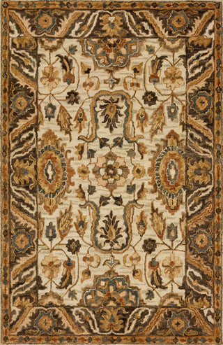 Loloi Victoria VK-02 Ivory/Dk Taupe Area Rug main image