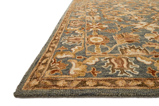 Loloi Victoria VK-05 Slate/Slate Area Rug Corner Image