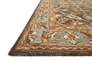 Loloi Victoria VK-06 Dk Taupe/Grey Area Rug Corner Image