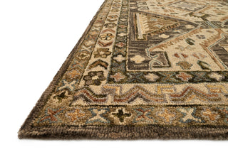 Loloi Victoria VK-07 Walnut/Beige Area Rug Corner Image