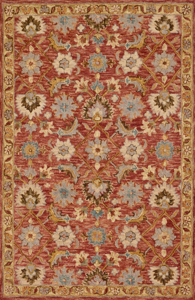 Loloi Victoria VK-09 Terracotta/Gold Area Rug main image