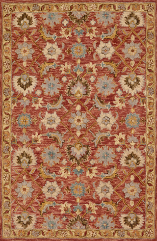 Loloi Victoria VK-09 Terracotta/Gold Area Rug main image