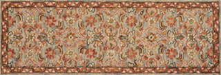 Loloi Victoria VK-10 Slate/Terracotta Area Rug Room Scene Feature
