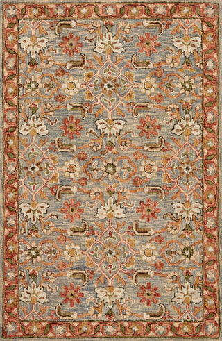 Loloi Victoria VK-10 Slate/Terracotta Area Rug Main