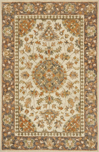 Loloi Victoria VK-11 Ivory/Charcoal Area Rug main image