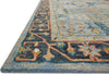 Loloi Victoria VK-12 Light Blue/Dark Blue Area Rug Main Feature