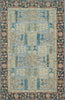 Loloi Victoria VK-12 Light Blue/Dark Blue Area Rug Main Image