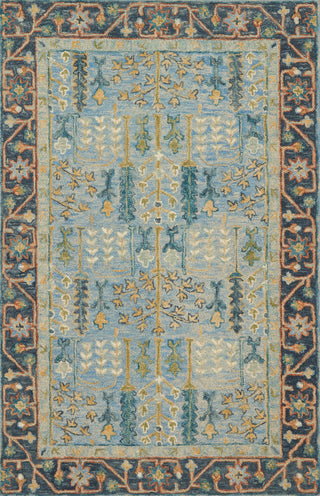 Loloi Victoria VK-12 Light Blue/Dark Blue Area Rug Main Image