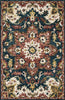 Loloi Victoria VK-13 Teal/Raspberry Area Rug main image