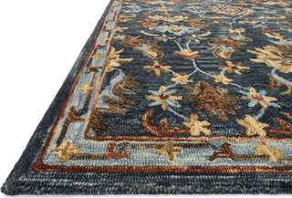 Loloi Victoria VK-14 Denim/Multi Area Rug Corner Image Feature