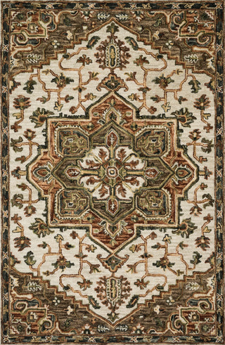 Loloi Victoria VK-15 Ivory/Tobacco Area Rug Main Image