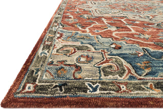 Loloi Victoria VK-15 Red/Multi Area Rug Lifestyle Image Feature