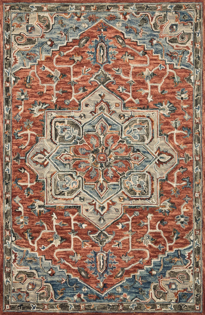 Loloi Victoria VK-15 Red/Multi Area Rug main image
