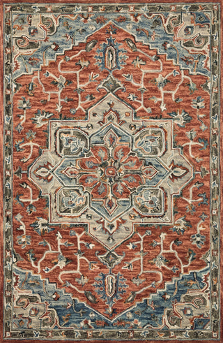 Loloi Victoria VK-15 Red/Multi Area Rug Main Image
