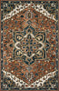 Loloi Victoria VK-15 Rust/Ivory Area Rug main image