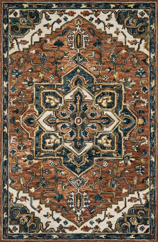 Loloi Victoria VK-15 Rust/Ivory Area Rug main image