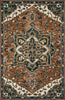 Loloi Victoria VK-15 Rust/Ivory Area Rug Main Image