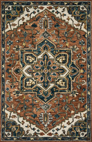 Loloi Victoria VK-15 Rust/Ivory Area Rug Main Image