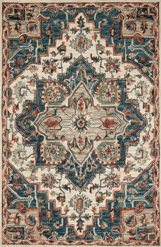 Loloi Victoria VK-16 Blue/Red Area Rug main image