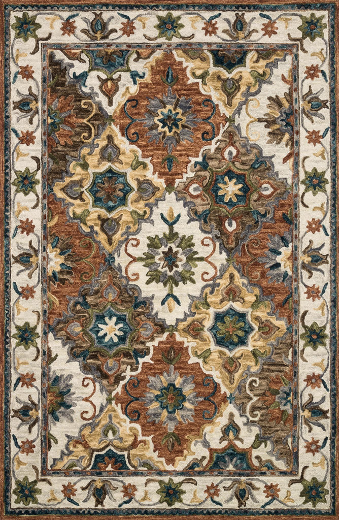 Loloi Victoria VK-17 Multi/Ivory Area Rug main image