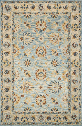 Loloi Victoria VK-18 Light Blue/Natural Area Rug main image