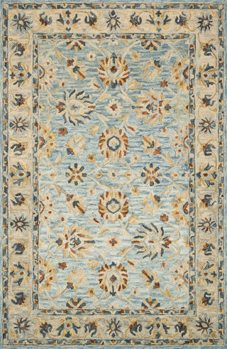 Loloi Victoria VK-18 Light Blue/Natural Area Rug main image