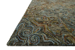Loloi Victoria VK-21 Charcoal/Multi Area Rug Corner Image